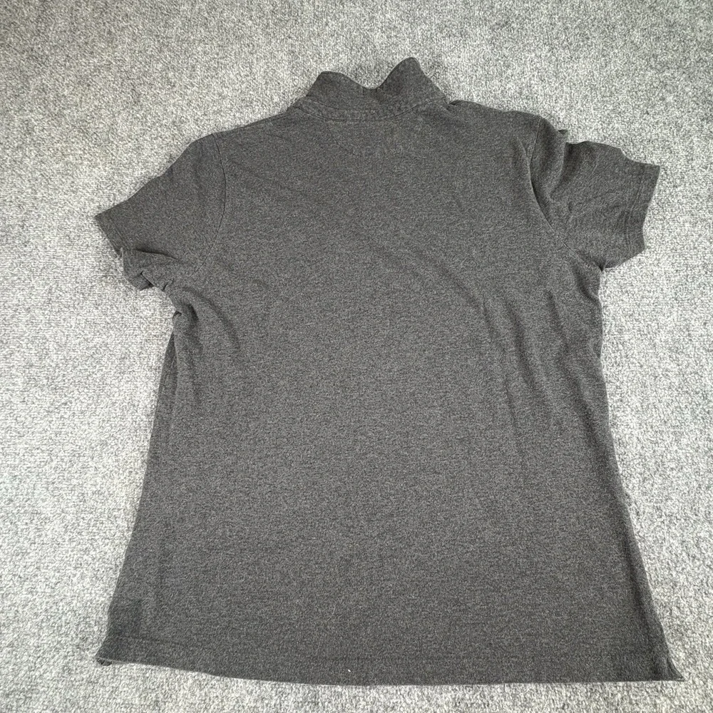 Banana Republic Polo Shirt Men's L Charcoal Piqué Wicking Classic‎ Golf Career